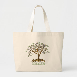 Familieboomnoten Grote Tote Bag