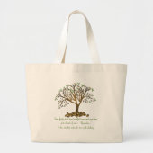 Familieboomnoten Grote Tote Bag (Voorkant)