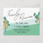 Familieboomreünie Briefkaart (Voorkant)