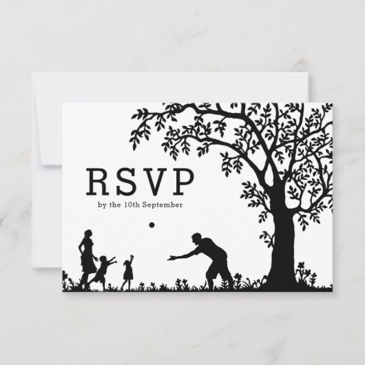 Familieboomreünie RSVP Kaartje (Voorkant)