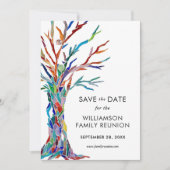 Familieboomreünie Save The Date (Voorkant)