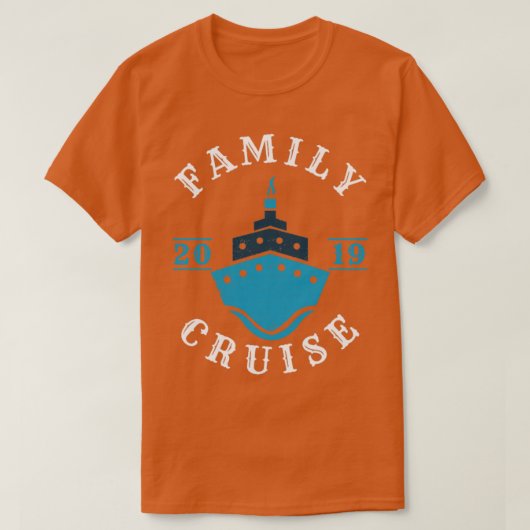 Familieboot cruise Ship Funny Cruising Humor T-shirt (Design voorkant)
