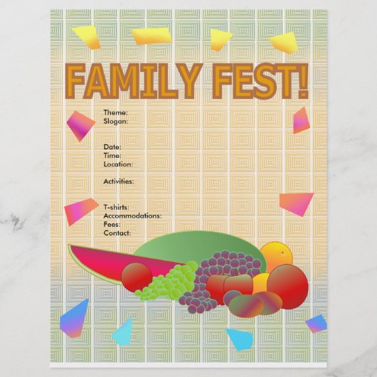 Familiebrochure Flyer (Voorkant)