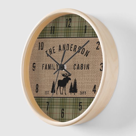 Familiecabine Moose Pine Green Play Burlap (Hoek)