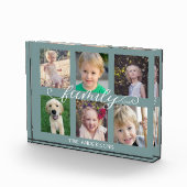 Familiecalligrafie | 6 Foto-collage Fotoblokken (Rechts)