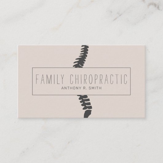 Familiechiropractor Visitekaartje (Voorkant)