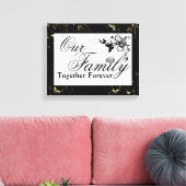 Familiecijfer/omcirkeld Canvas Afdruk (Insitu (Woonkamer))