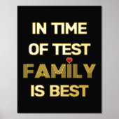 Familiecijfers en rood hartgoud folie afdrukken (Voorkant)