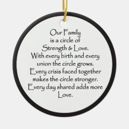 Familiecirkel van de Liefde Ornament