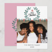 Familieclausule kerstfeestdag — wit (Voorkant / Achterkant)