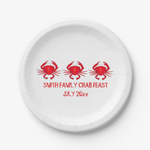 Familiecrab Feast Red Crabs Persoonlijk Bord