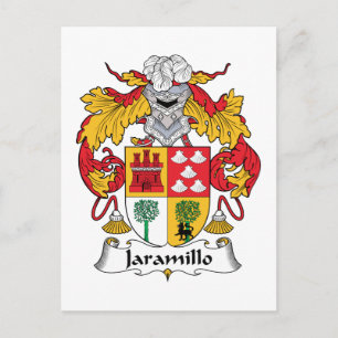 Familiecrest Jaramillo Briefkaart