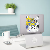 Familiecrest Rodriguez Sticker (Laptop op bureau)