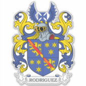 Familiecrest Rodriguez Sticker (Voorkant)