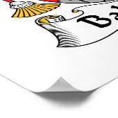 Familiecrest van Ballesteros Poster (Hoek)