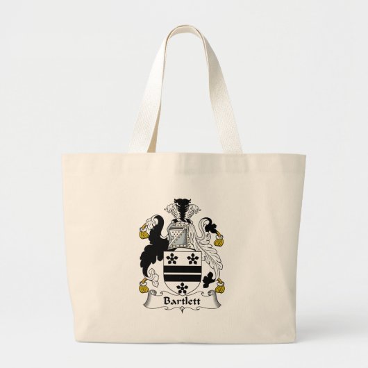 Familiecrest van Bartlett Grote Tote Bag (Voorkant)