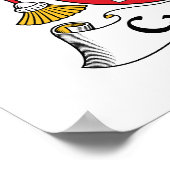 Familiecrest van Casanova Poster (Hoek)