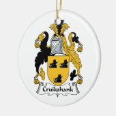 Familiecrest van Cruikshank Keramisch Ornament (Links)