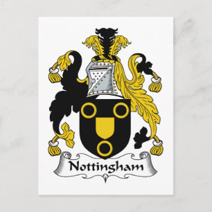 Familiecrest van Nottingham Briefkaart