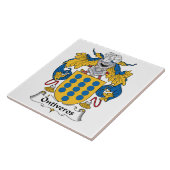 Familiecrest van Ontiveros Tegeltje (Zijkant)