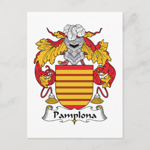 Familiecrest van Pamplona Briefkaart