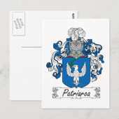 Familiecrest van Patriarca Briefkaart (Voorkant / Achterkant)