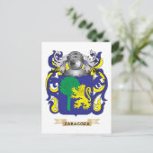 Familiecrest Zaragoza (wapenschild) Briefkaart (Staand voorkant)