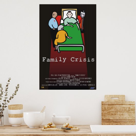 Familiecrisis Poster (Keuken)