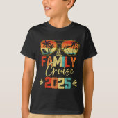 Familiecruise 2025 Beach Matching zomervakantie T-shirt (Voorkant)