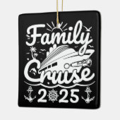 Familiecruise 2025 Cool Funny Familiecruise Keramisch Ornament (Links)