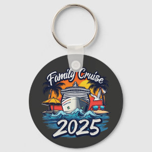Familiecruise 2025 Familie Matching Crew Ship Sleutelhanger