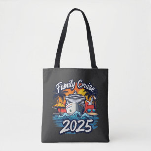 Familiecruise 2025 Familie Matching Crew Ship Tote Bag