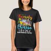 Familiecruise 2025 samen herinneringen maken t-shirt (Voorkant)
