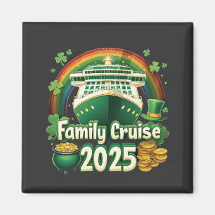 Familiecruise 2025 St. Patrick's Matching Lucky Magneet