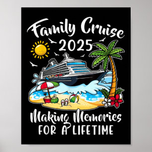 Familiecruise 2025 Vakantie Familiecruise Poster