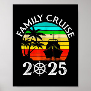 Familiecruise 2025 Vakantiereis Cruising Familie M Poster