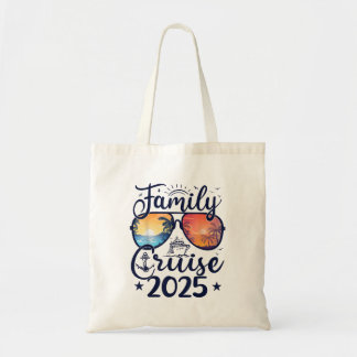 Familiecruise 2025 Zomervakantie Matching Familie Tote Bag