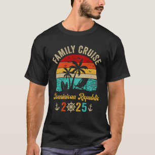 Familiecruise Dominicaanse Republiek 2025 Zomerwed T-shirt