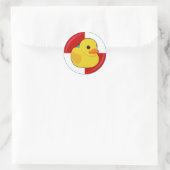 Familiecruise Ducks Kinder Verzamelbaar Ronde Sticker (Tas)