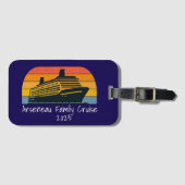 Familiecruise Sjabloon Custom Bagagelabel (Voorkant (horizontaal))