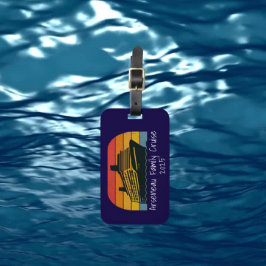 Familiecruise Sjabloon Custom Bagagelabel