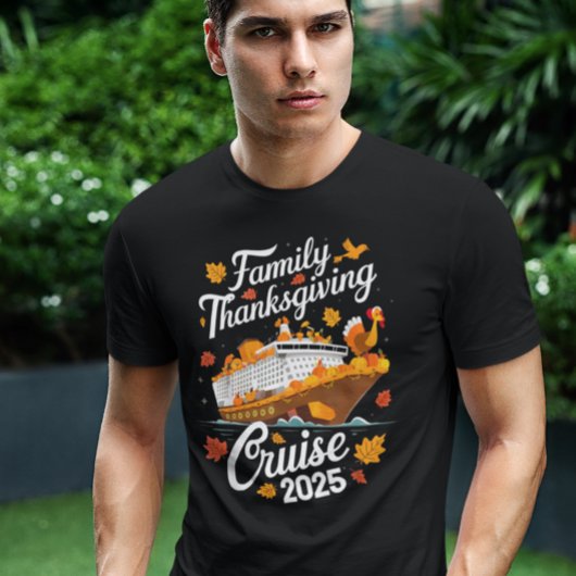 Familiecruise Thanksgiving reis T-shirt