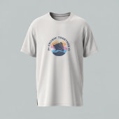 Familiecruise zonsondergang personaliseren t-shirt
