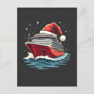Familiecruiseschip Matching Christmas Briefkaart