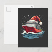 Familiecruiseschip Matching Christmas Briefkaart (Voorkant / Achterkant)