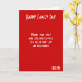 Familiedag FRIEND Kaart (Gele Bloem)