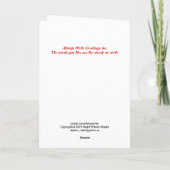 Familiedag Kaart (Achterkant)