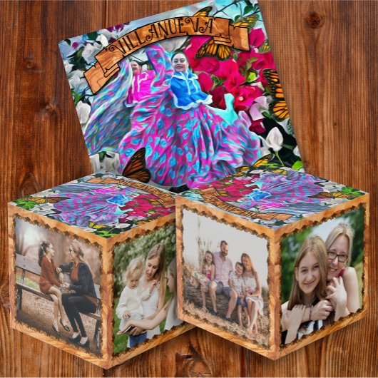 Familiedansen met bloemen en buistraten PV01 Kubus