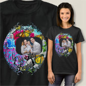 Familiedansen met bloemen en buistraten PV01 T-shirt