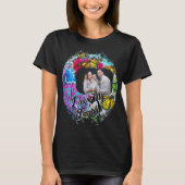 Familiedansen met bloemen en buistraten PV01 T-shirt (Voorkant)